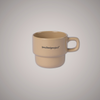 堆疊咖啡杯｜灰棕色