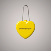 Vessel heart charm｜Bright yellow