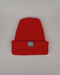 2-Way Folded Beanie | Varsity Red