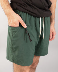 Fold & Carry Convertible Shorts | Hunter Green