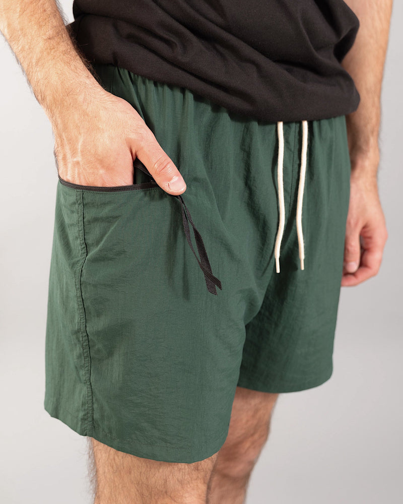 Fold & Carry Convertible Shorts | Hunter Green