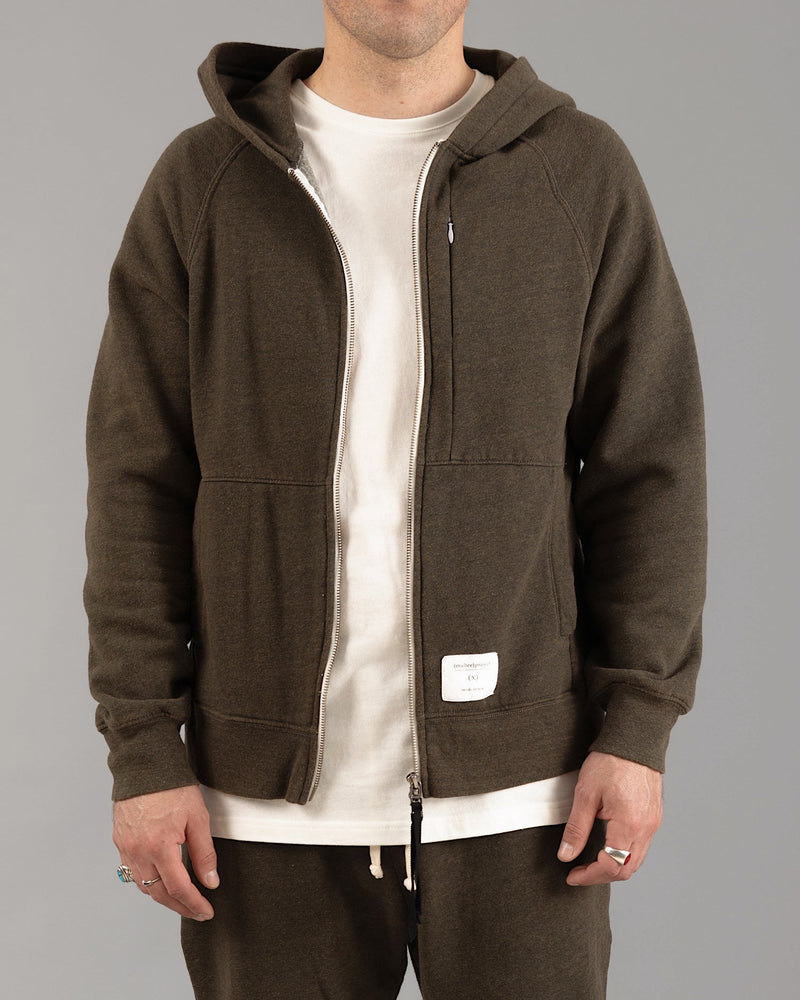 Signature Tri-Blend Zip Up | Olive Drab
