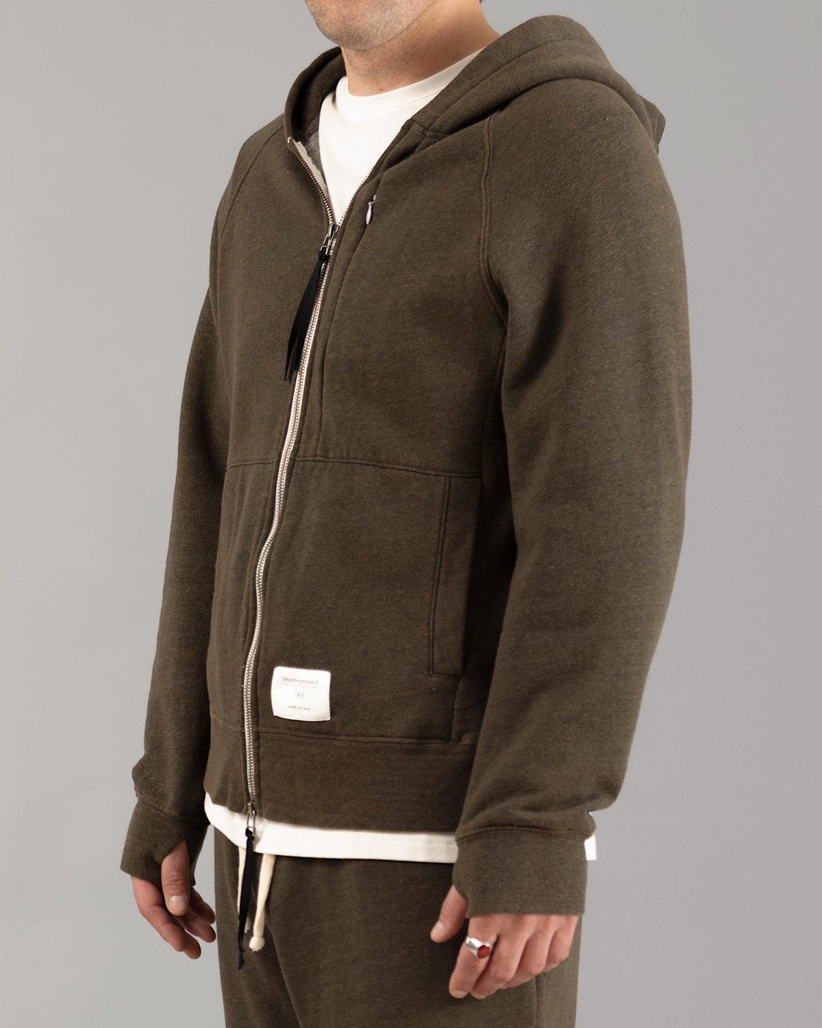 Signature Tri-Blend Zip Up | Olive Drab