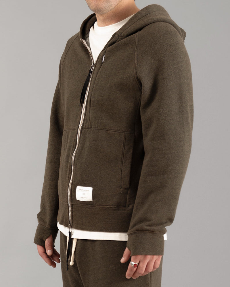 Signature Tri-Blend Zip Up | Olive Drab