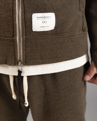 Signature Tri-Blend Zip Up | Olive Drab