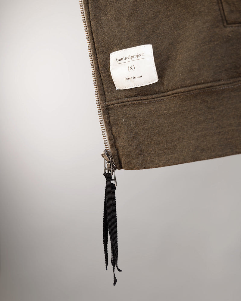 Signature Tri-Blend Zip Up | Olive Drab