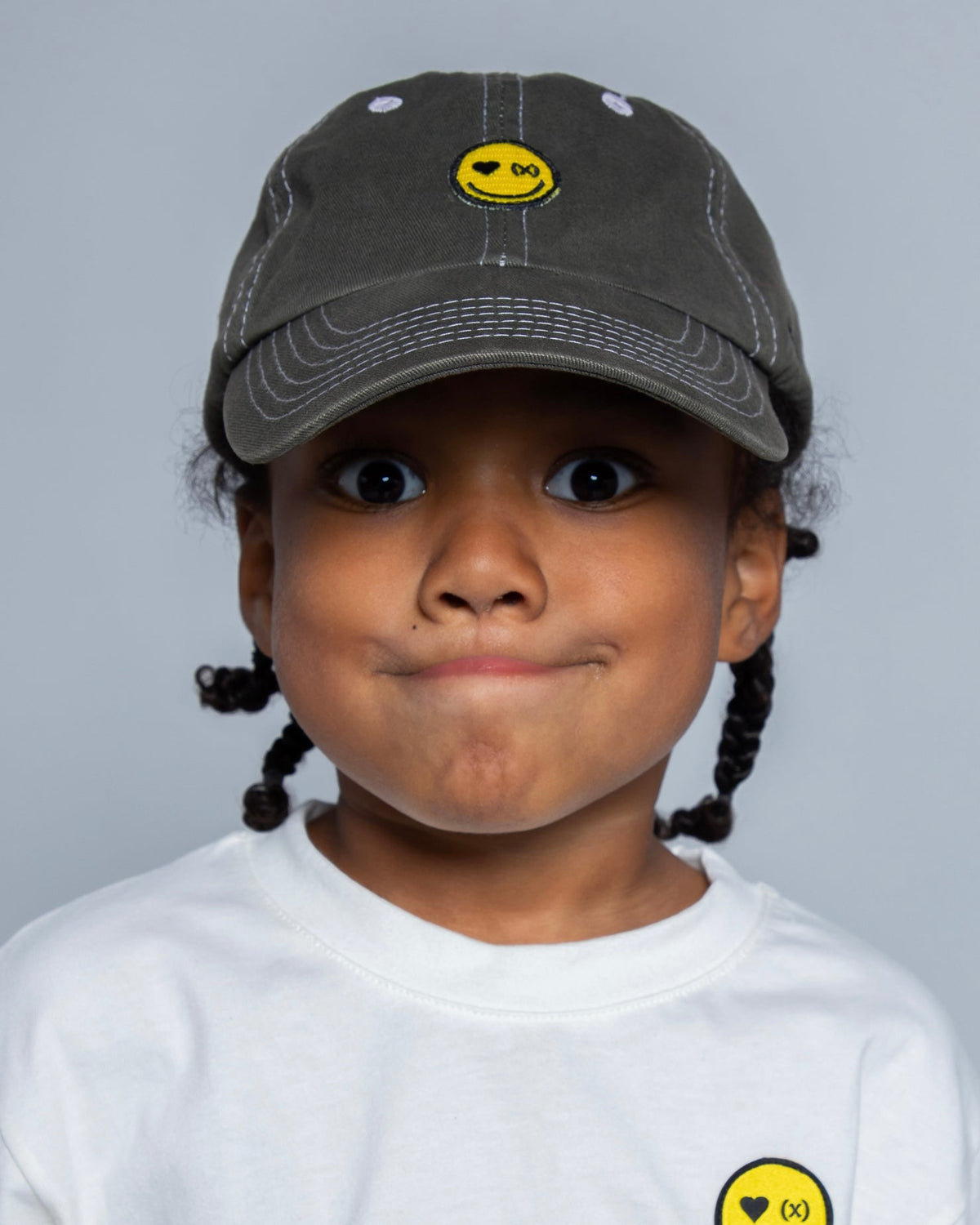 Be Happy Mini Unconstructed Hat | Olive Drab