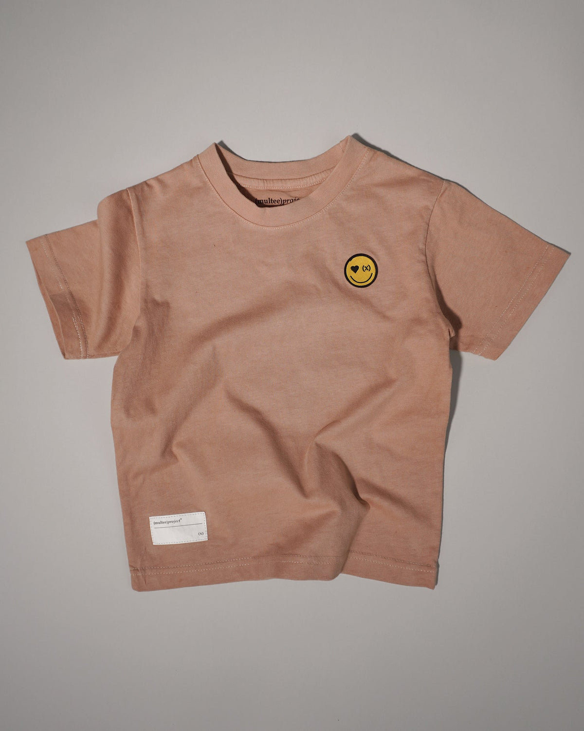 Be Happy Mini Organic Tee | Vintage Rose