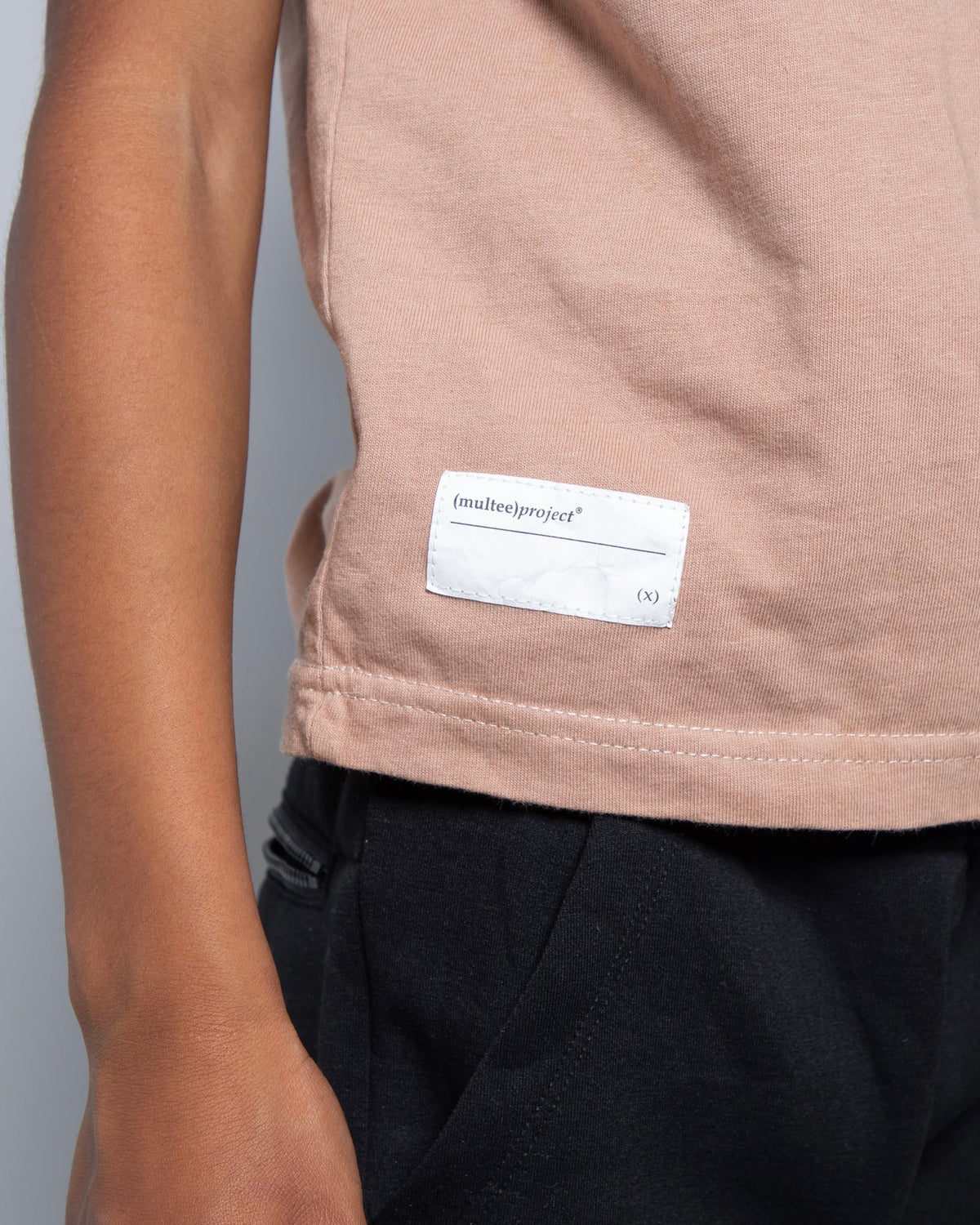 Be Happy Mini Organic Tee | Vintage Rose