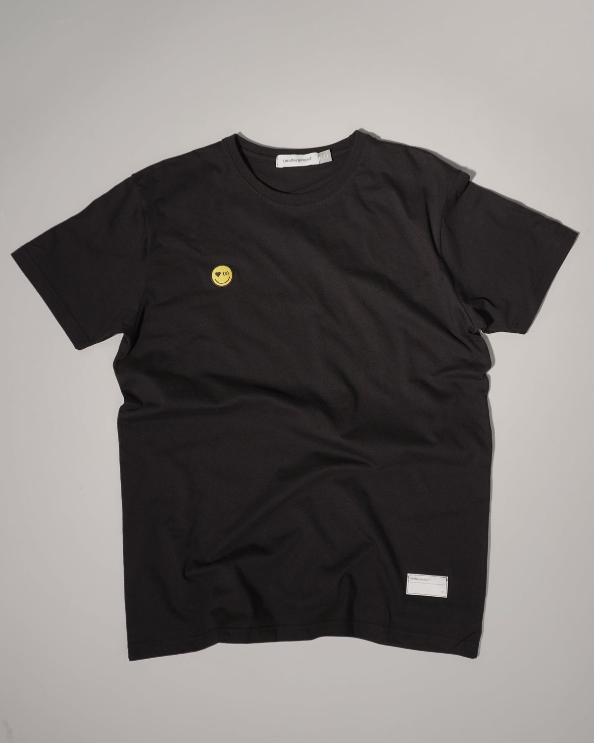 Be Happy Organic Tee | Jet Black