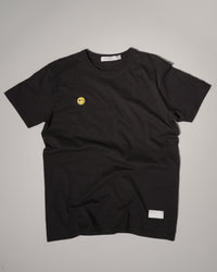 Be Happy Organic Tee | Jet Black