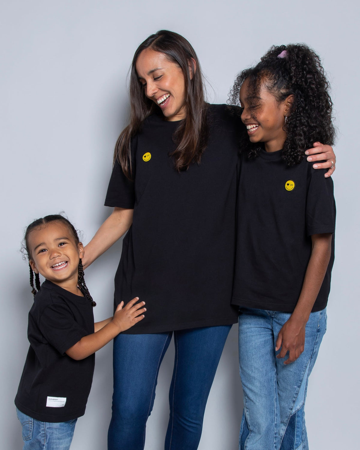 Be Happy Organic Tee | Jet Black