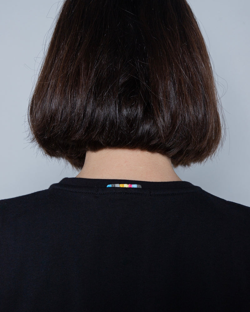 Be Happy Organic Tee | Jet Black