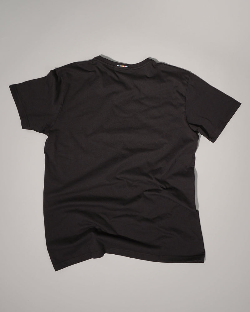 Be Happy Organic Tee | Jet Black