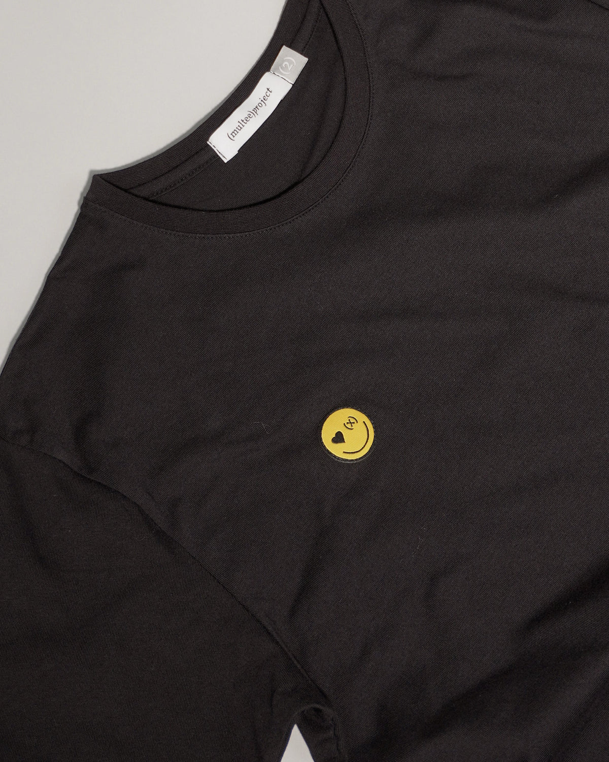 Be Happy Organic Tee | Jet Black