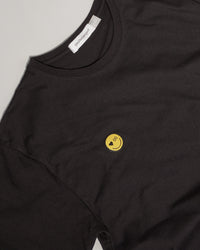 Be Happy Organic Tee | Jet Black