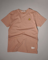 Be Happy Organic Tee | Vintage Rose