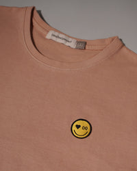 Be Happy Organic Tee | Vintage Rose