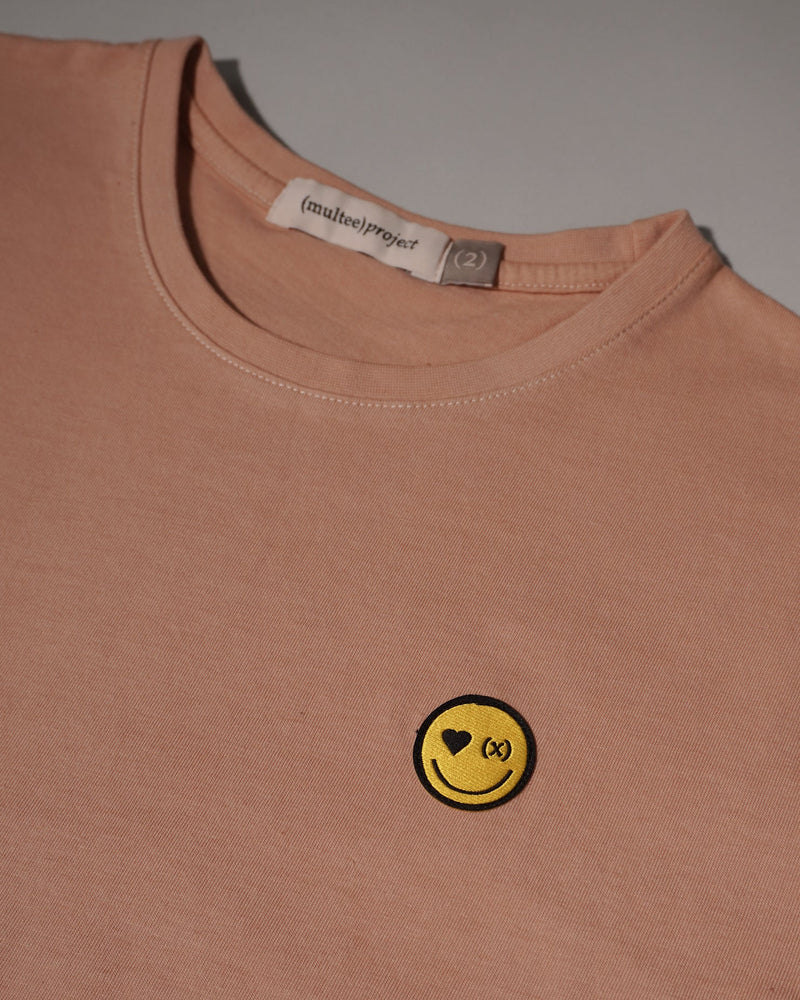 Be Happy Organic Tee | Vintage Rose
