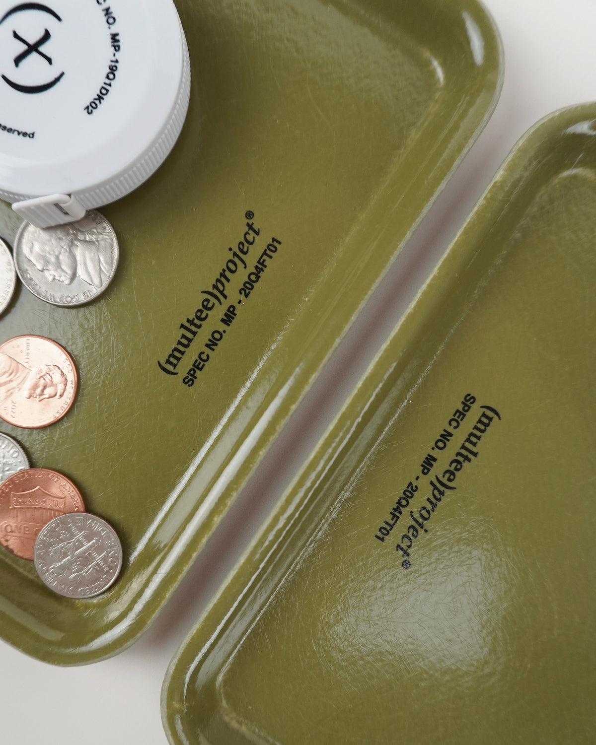 Catch-All 玻璃纖維托盤 | 橄欖綠