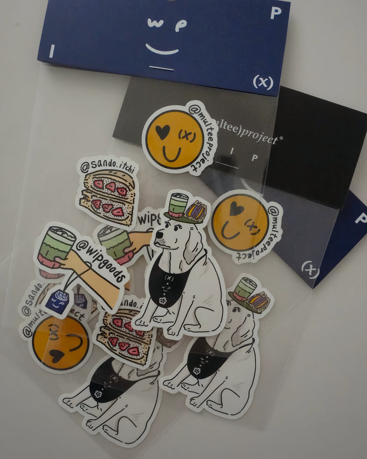 (multee)project x WIP FOF 聯名貼紙組
