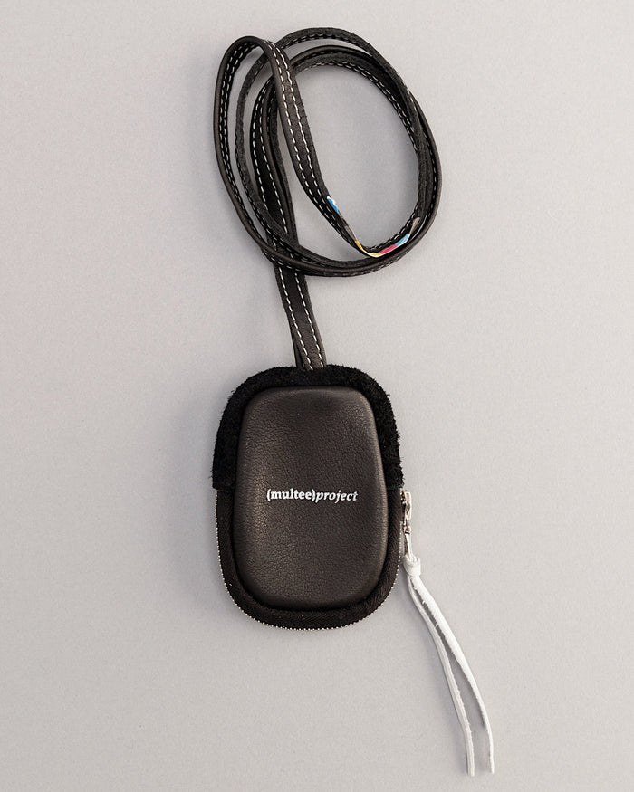 皮革鑰匙包 | 曜黑色