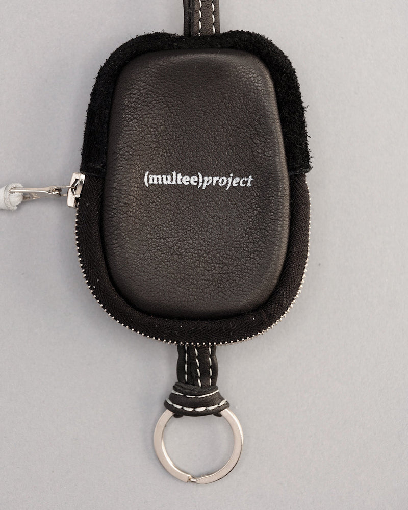 Leather Key Pouch | Jet Black