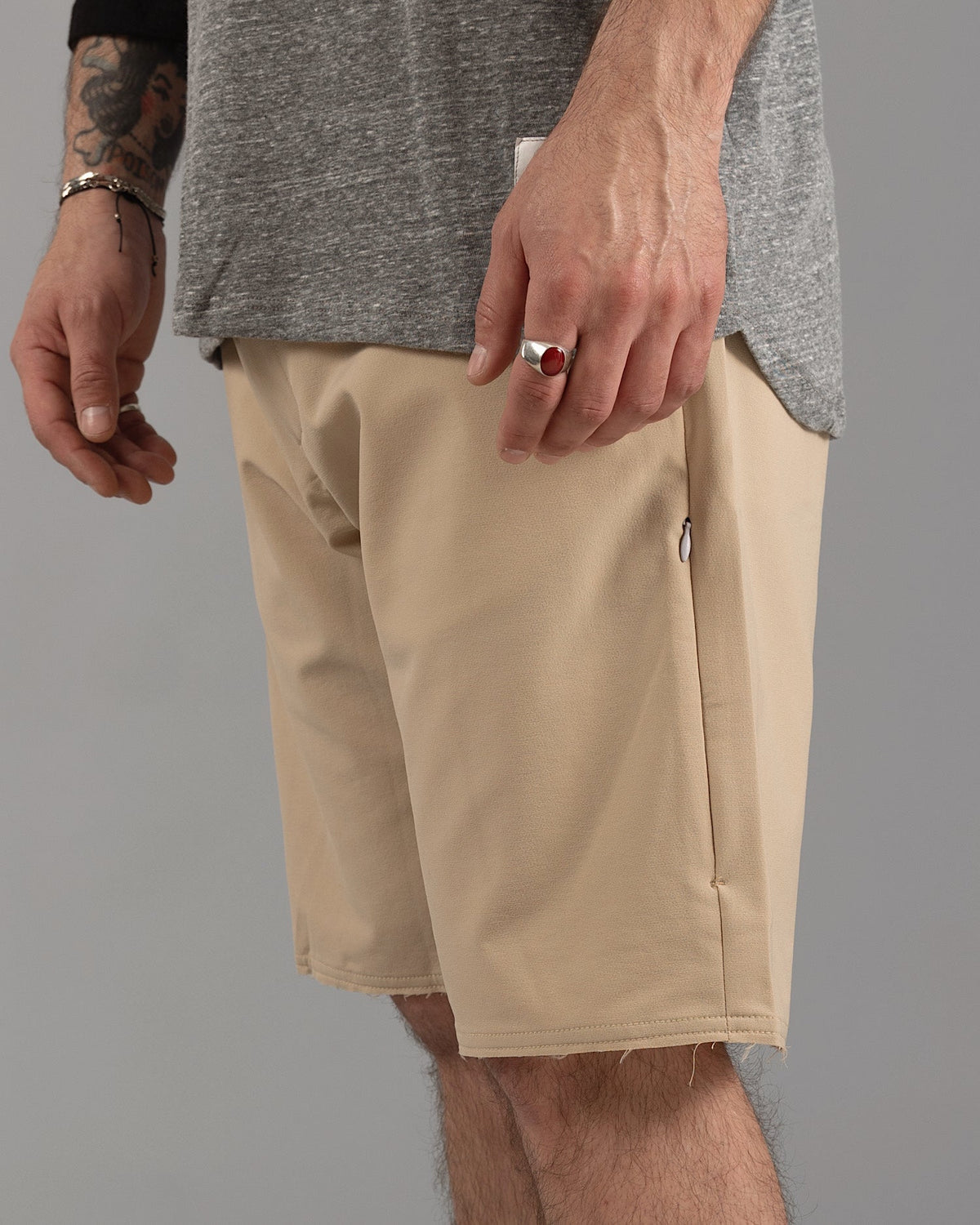 New Standard 短版剪裁短褲｜復古棕