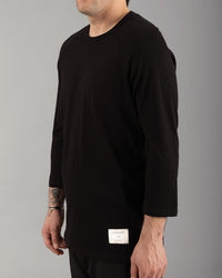 Signature Cotton Raglan | Jet Black