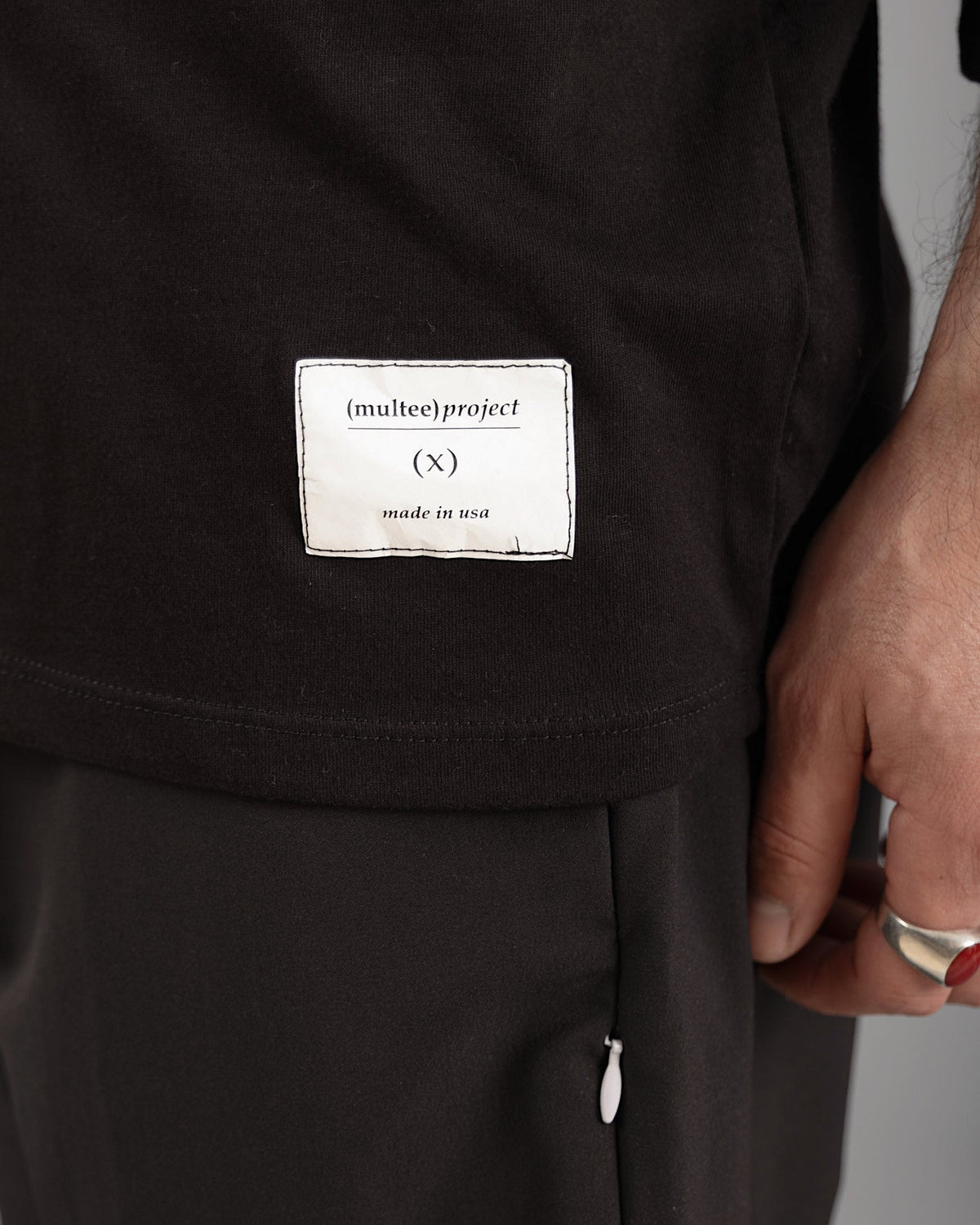 Signature Cotton Raglan | Jet Black