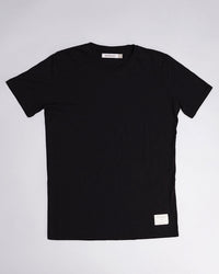 Signature 三纖混紡 T 恤｜曜黑色