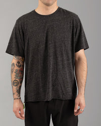 Signature Tri-blend Tee | Charcoal / Volt