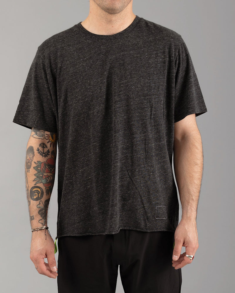 Signature Tri-blend Tee | Charcoal / Volt