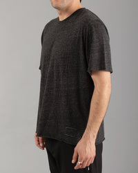 Signature Tri-blend Tee | Charcoal / Volt