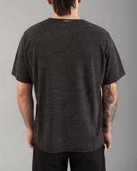 Signature Tri-blend Tee | Charcoal / Volt