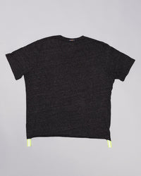 Signature Tri-blend Tee | Charcoal / Volt