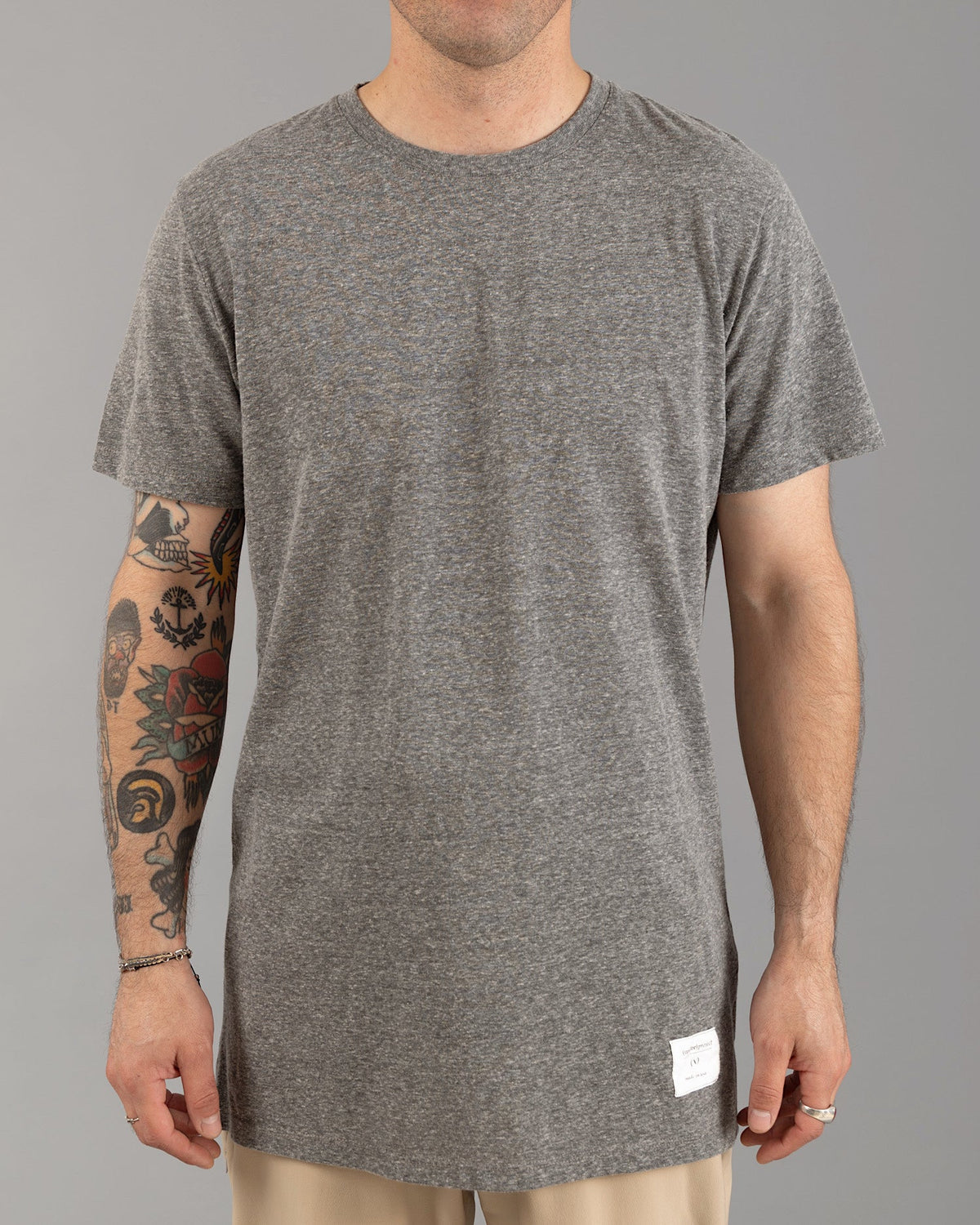 Signature Tri-blend Tee | Heather Grey