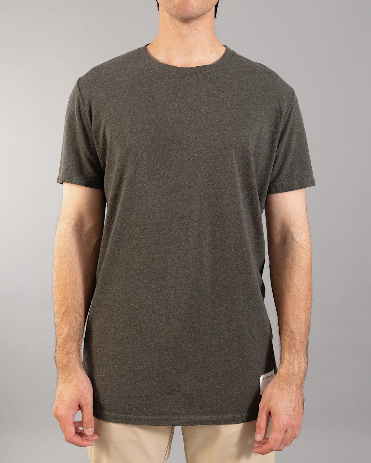 Signature 三元混紡T恤 | 軍綠