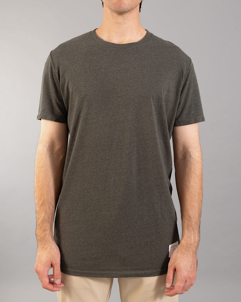 Signature 三元混紡T恤 | 軍綠