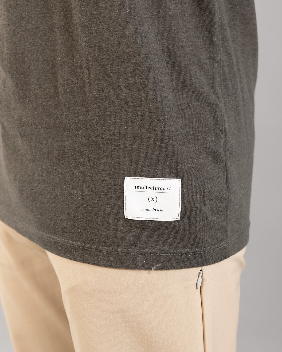 Signature 三元混紡T恤 | 軍綠