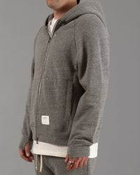 Signature Tri-blend Zip up | Heather Grey