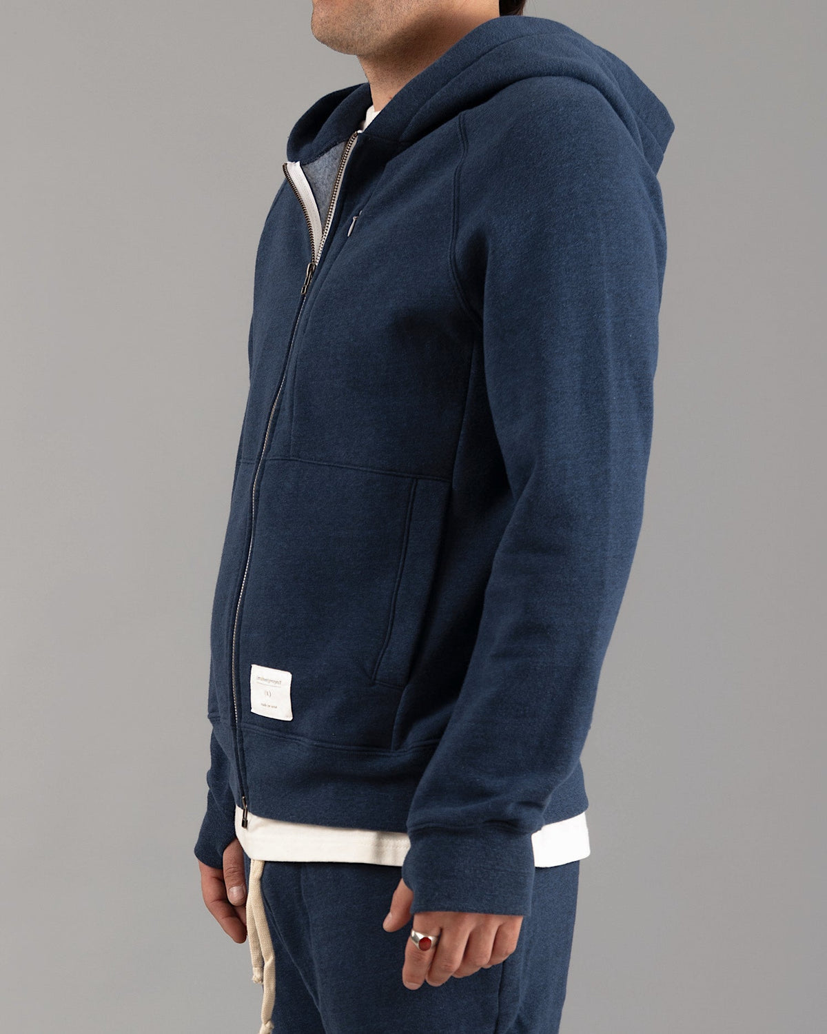 Signature Tri-blend Zip up | True Blue