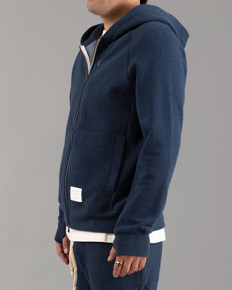 Signature Tri-blend Zip up | True Blue