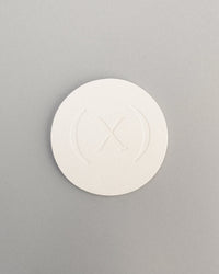 Wabi-sabi Concrete Coaster Set / Bone White