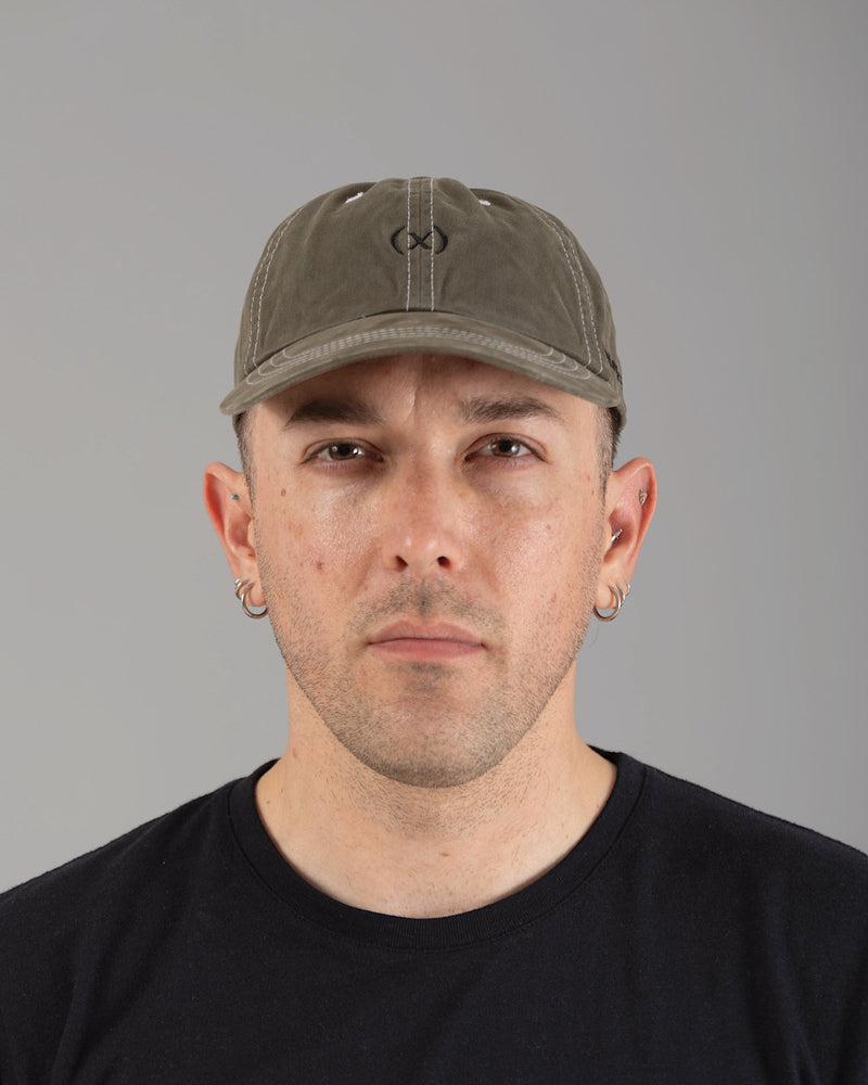(x) 無縫棒球帽｜橄欖綠