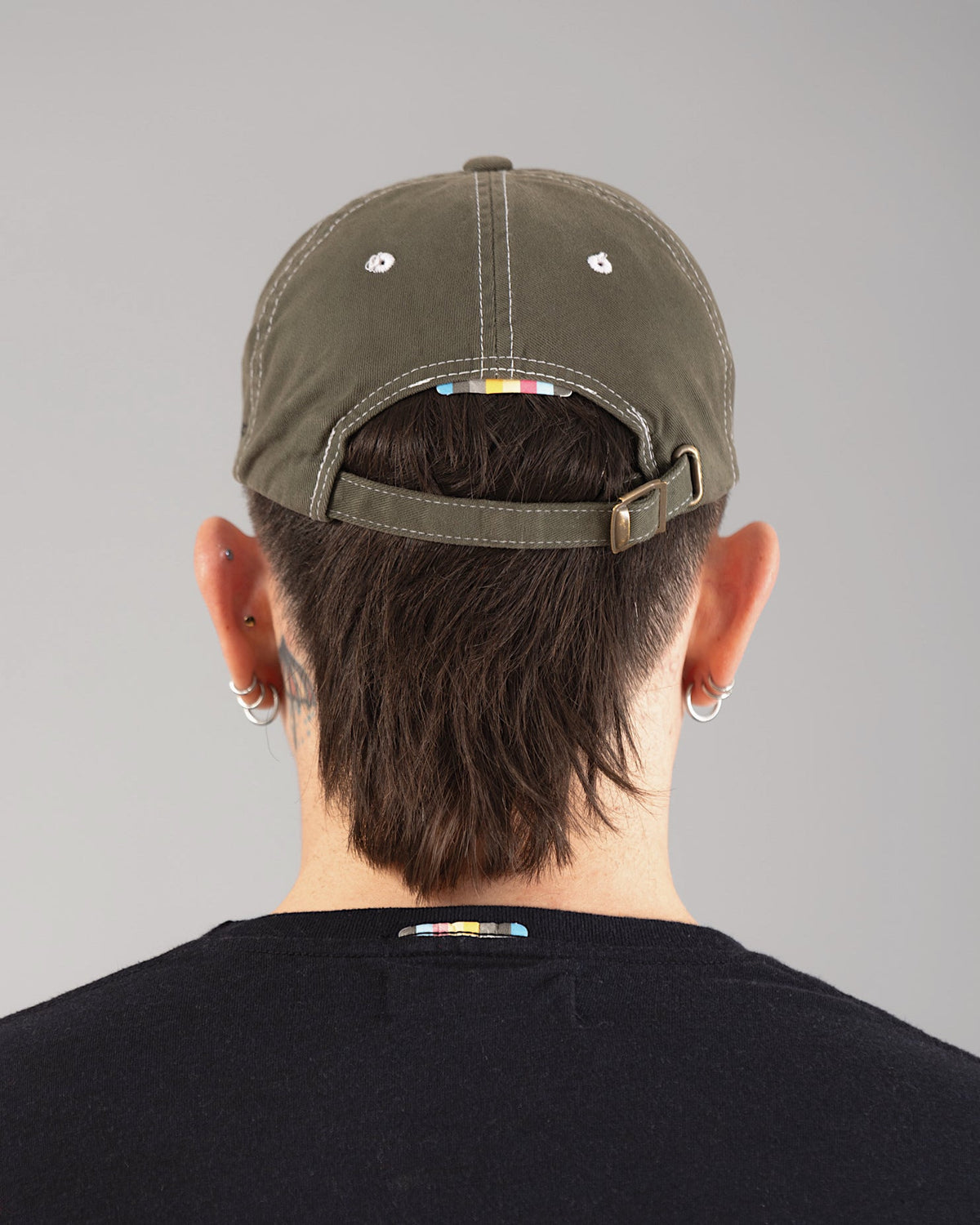 (x) 無縫棒球帽｜橄欖綠