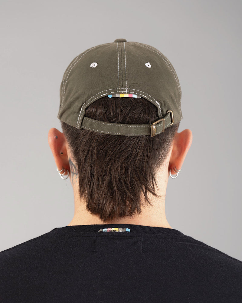 (x) 無縫棒球帽｜橄欖綠
