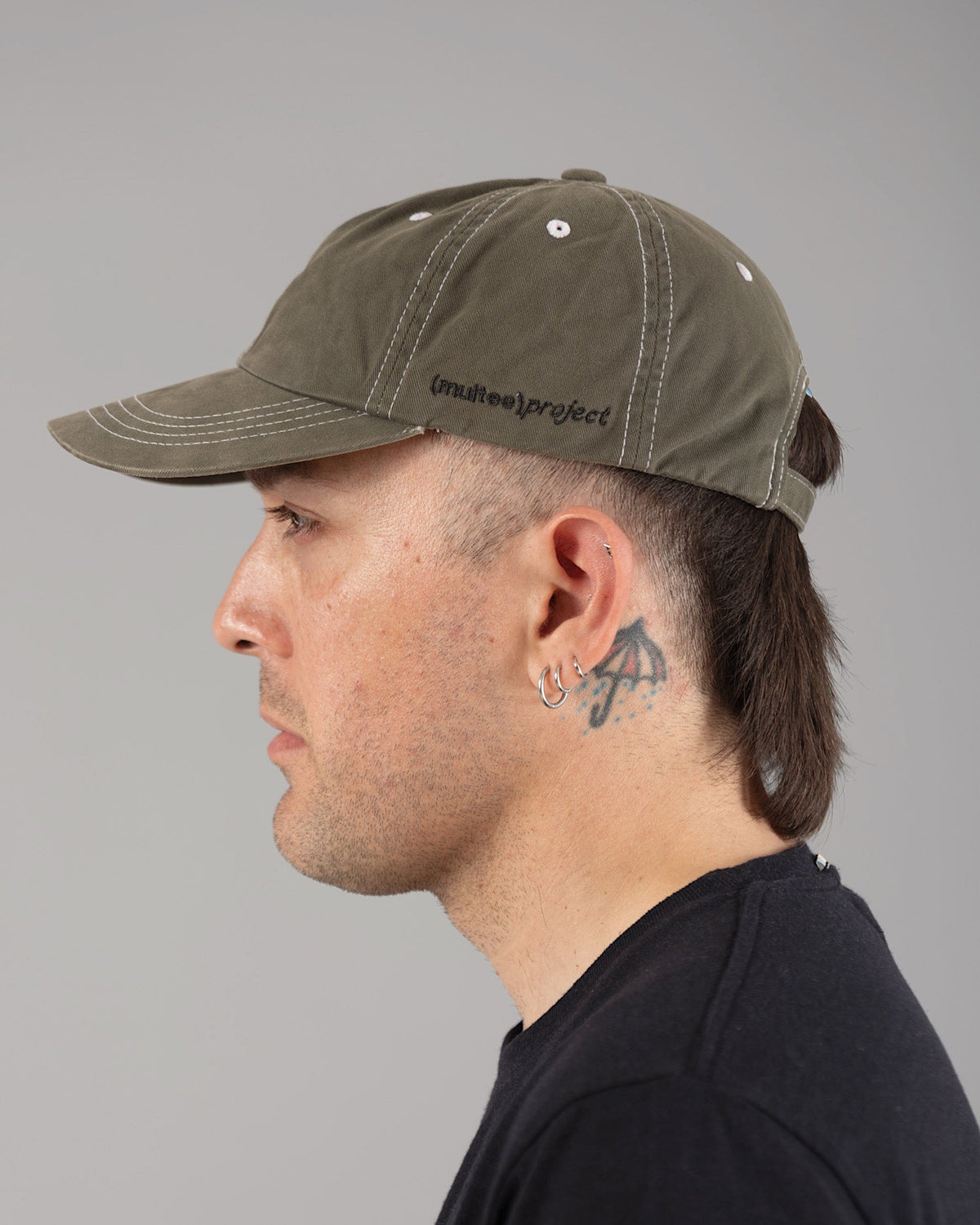 (x) 無縫棒球帽｜橄欖綠