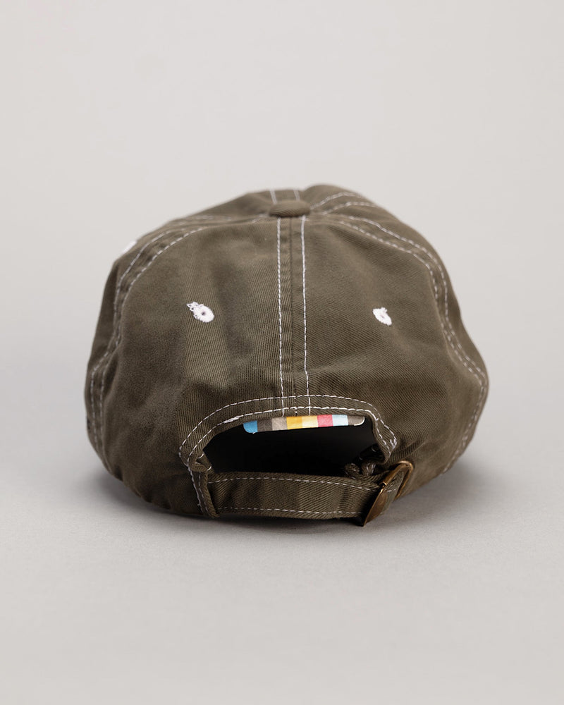 (x) 無縫棒球帽｜橄欖綠